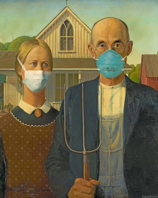 American Gothic With Masks New Painting By Numberss.png