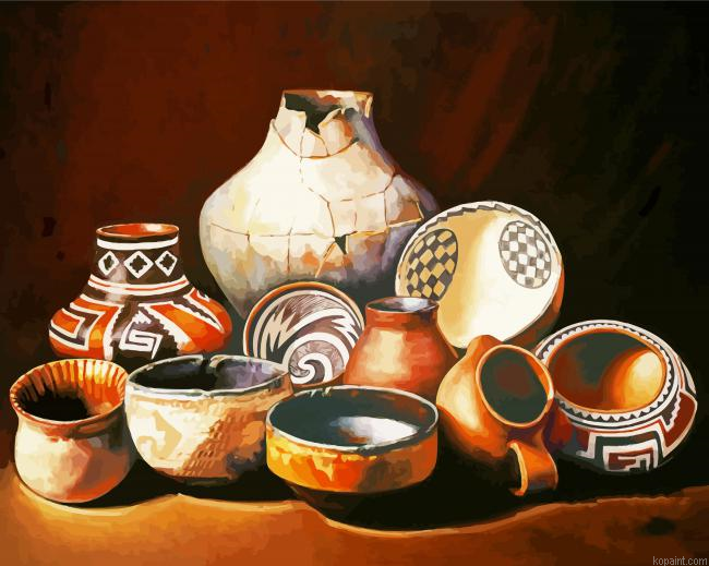 American Indian Pottery Art Painting By Numberss.png