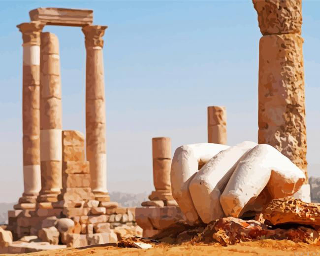 Amman Citadel Painting By Numberss.png