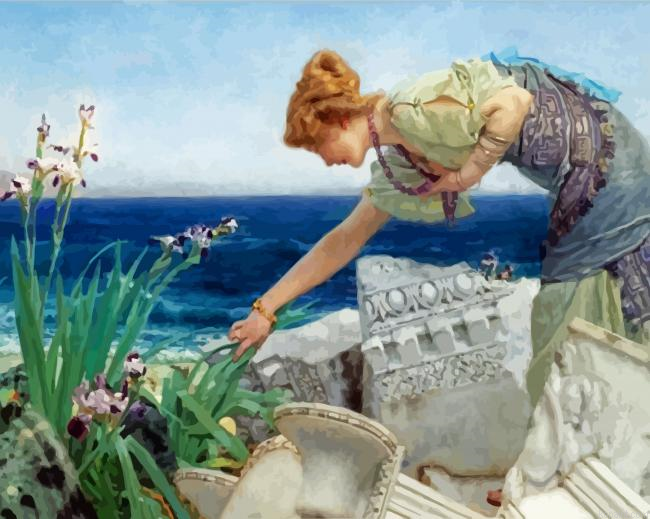 Among The Ruins By Alma Tadema Painting By Numberss.png