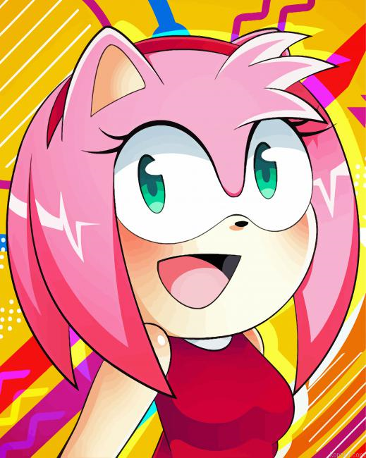 Amy Rose Painting By Numberss.png