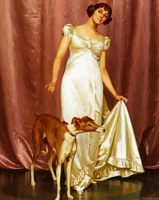 An Elegant Lady Reggianini Art Painting By Numberss.png