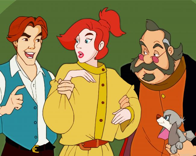 Anastasia Animation Characters Painting By Numberss.png