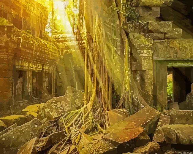 Ancient Lost City Of Monkey God Painting By Numberss.png