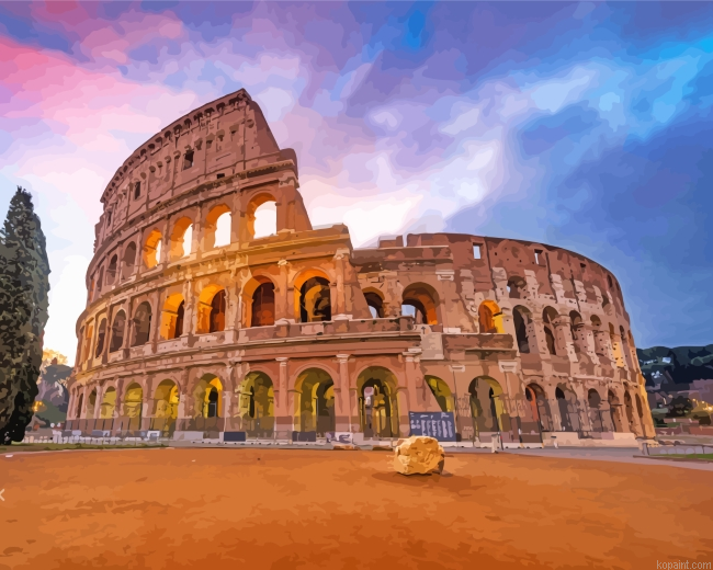 Ancient Rome Paint By Numbers
