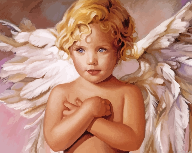 Angel Boy Painting By Numberss.png