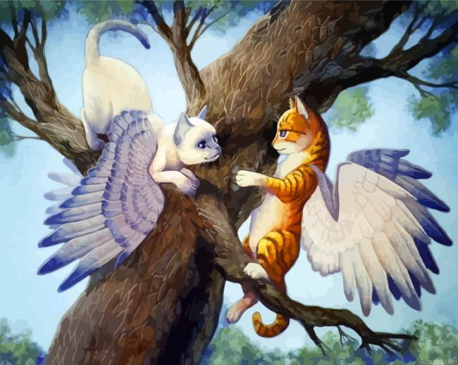 Angel Cats Painting By Numberss.png