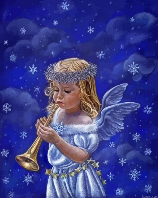 Angel Girl Paint By Numbers.png