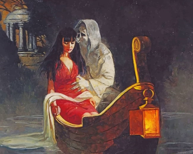 Angel Of The Death Kissing A Lady New Painting By Numberss.png