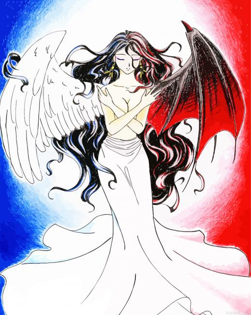 Angelic Devil Girl Painting By Numberss.png