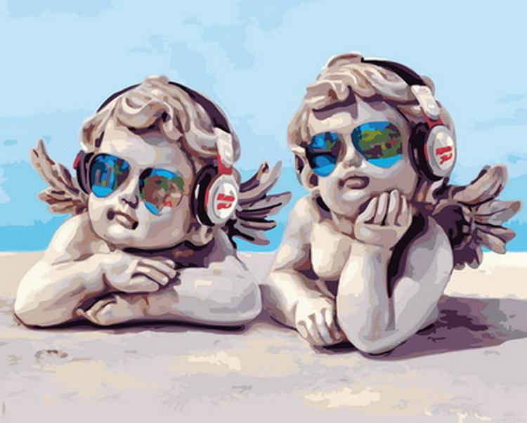 Angels On Fashion People Painting By Numberss.png