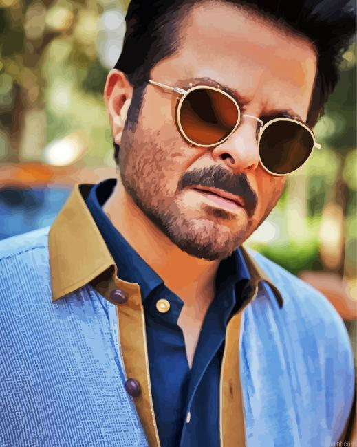 Anil Kapoor With Sunglasses Painting By Numberss.png
