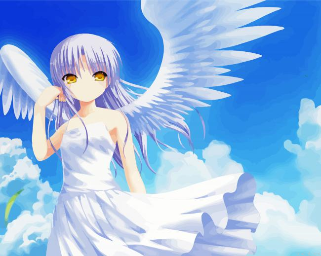 Anime Angelic Girl Painting By Numberss.png