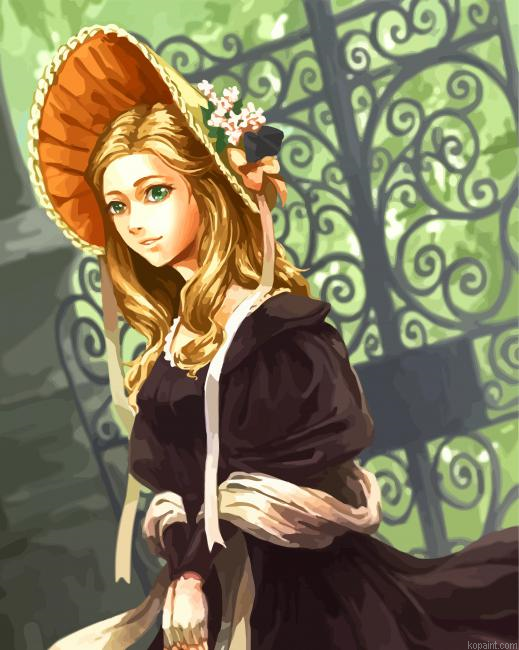 Anime Cosette Painting By Numberss.png