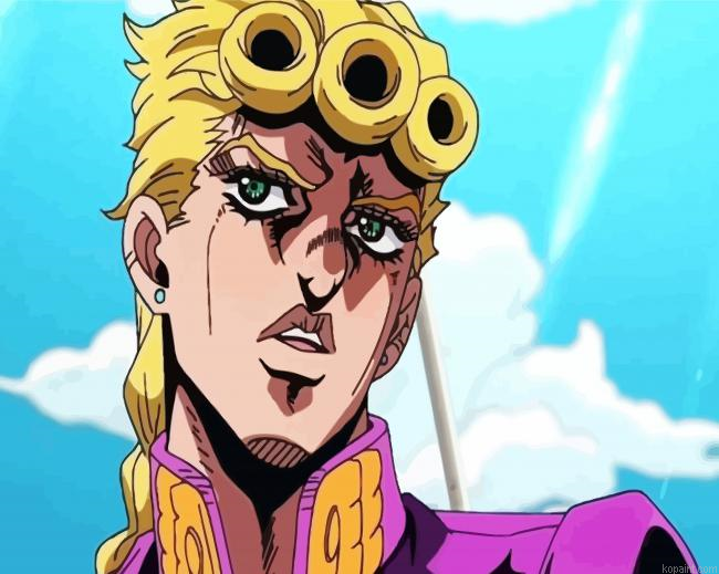 Anime Giorno Giovanna Painting By Numberss.png