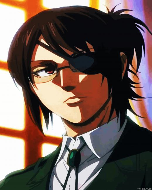 Anime Girl Hanji Zoe Painting By Numberss.png