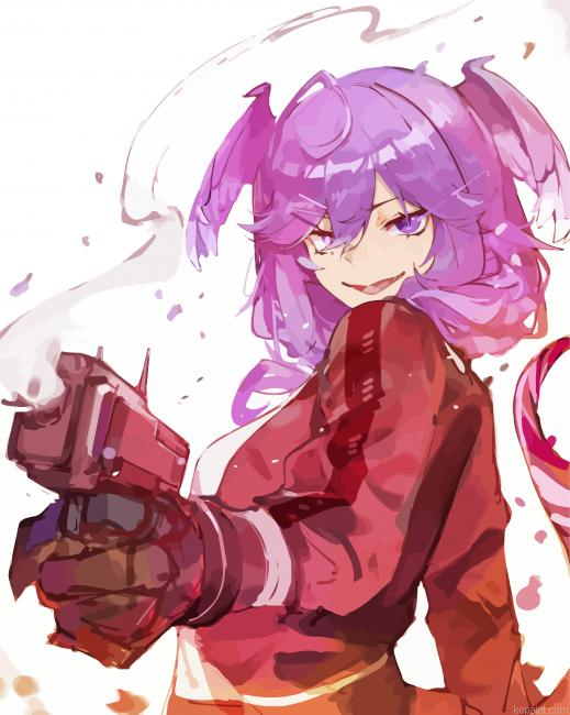 Anime Girl Selen Tatsuki Painting By Numberss.png