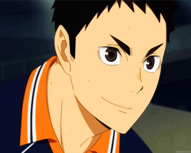 Anime Haikyuu Daichi Sawamura Painting By Numberss.png