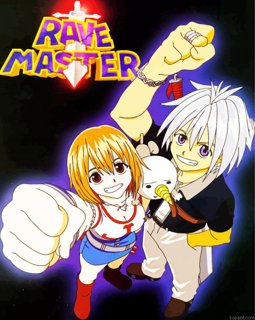 Anime Rave Master Painting By Numberss.png