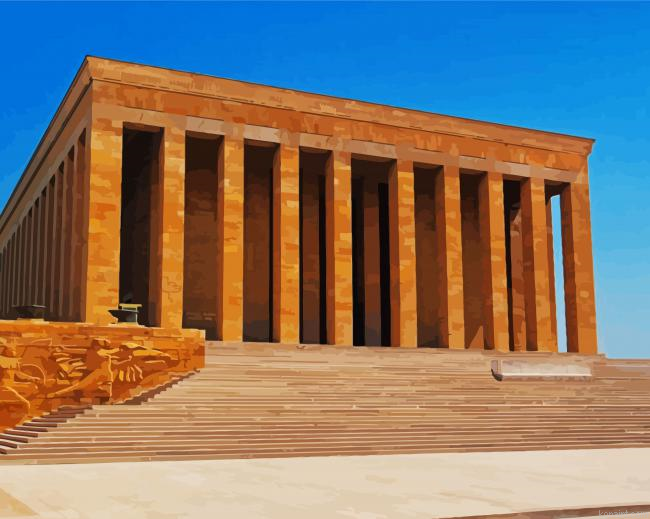 Anitkabir Ankara Turkey Painting By Numberss.png