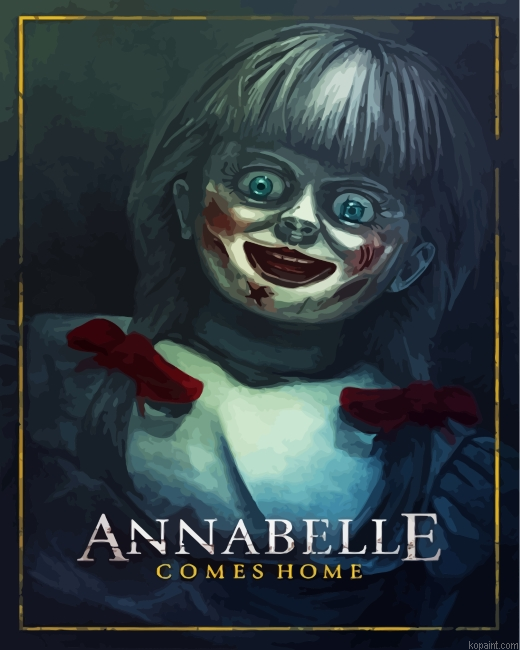 Annabelle Comes Home Painting By Numberss.png