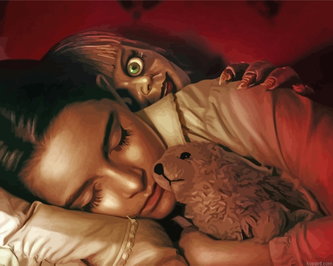 Annabelle Movie Painting By Numberss.png