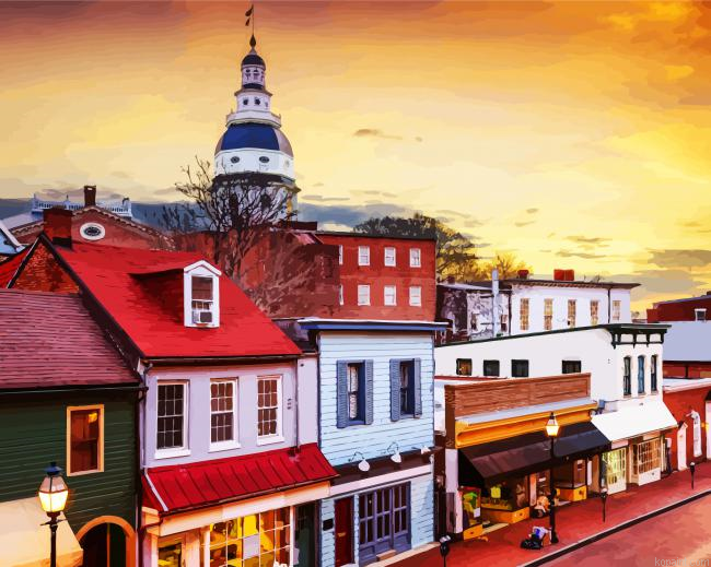 Annapolis Maryland Paint By Numbers