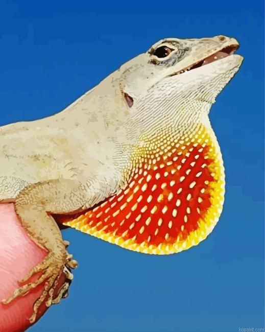 Anole Lizard Painting By Numberss.png