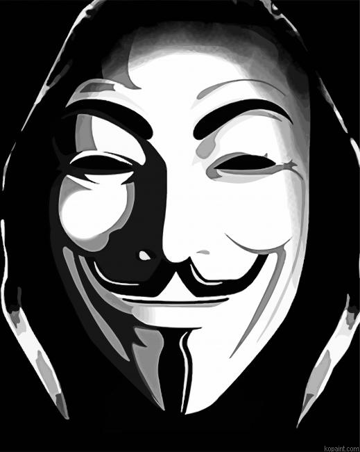 Anonymous Art Paint By Numbers