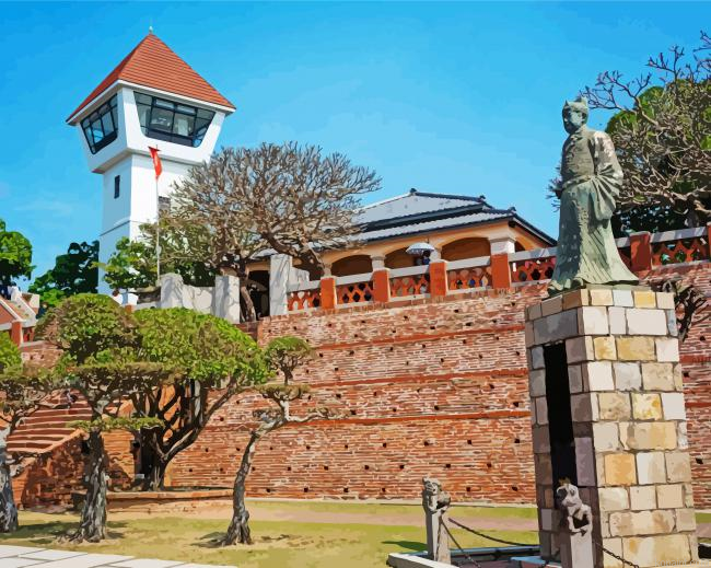 Anping Old Fort Tainan Paint By Numbers