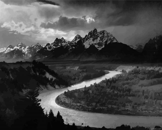Ansel Adams Landscape Painting By Numberss.png