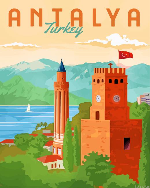 Antalya Turkey Painting By Numberss.png