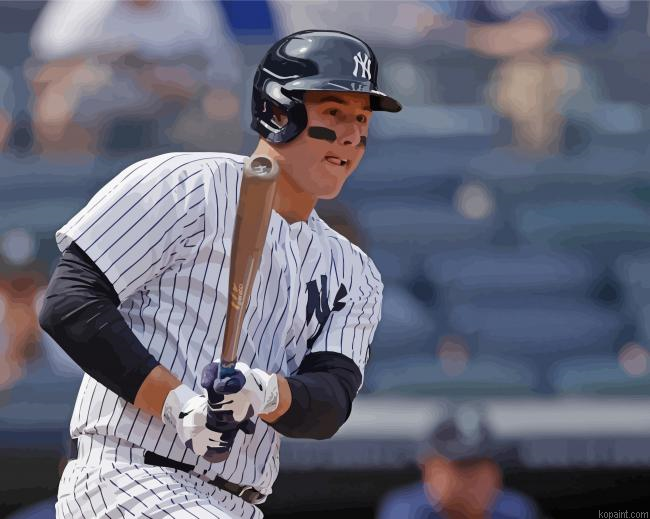 Anthony Rizzo New York Yankees Player Painting By Numberss.png