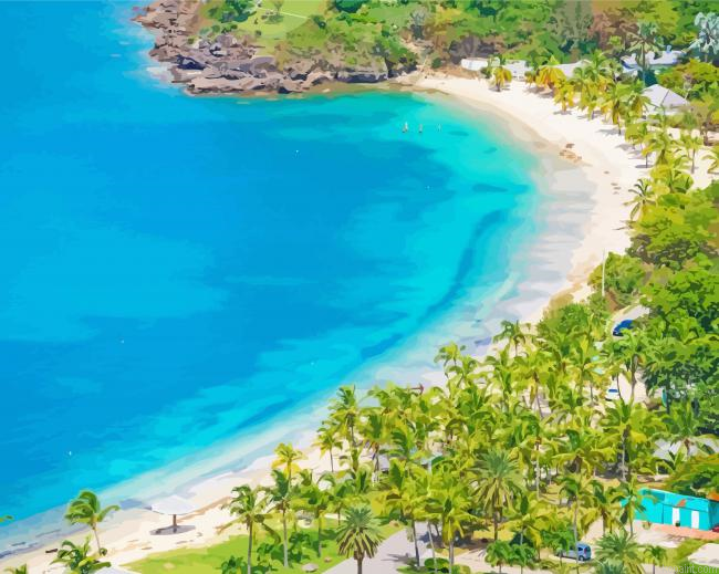 Antigua And Barbuda Beach Painting By Numberss.png