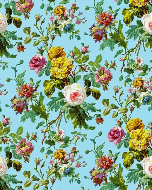 Antique Floral Art Painting By Numberss.png