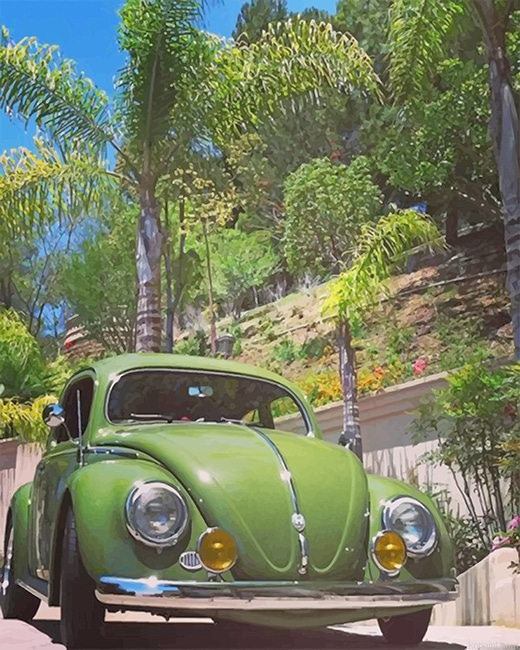 Antique Green Vw New Painting By Numberss.png