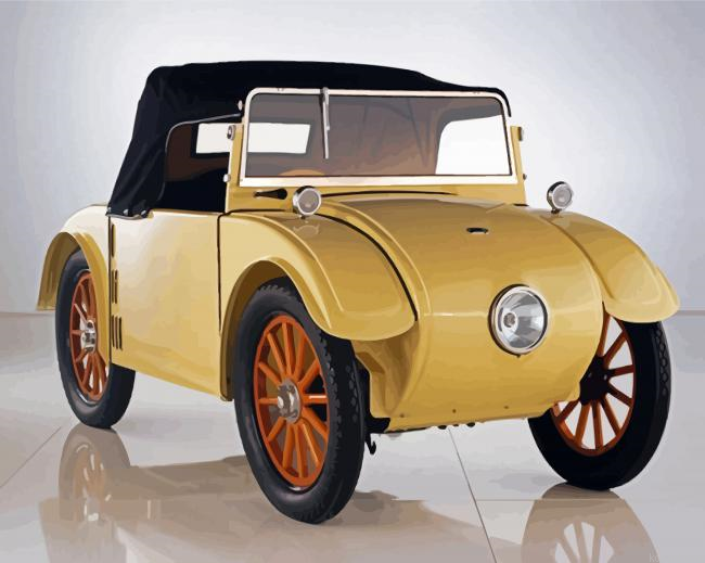 Antique Hanomag Car Painting By Numberss.png