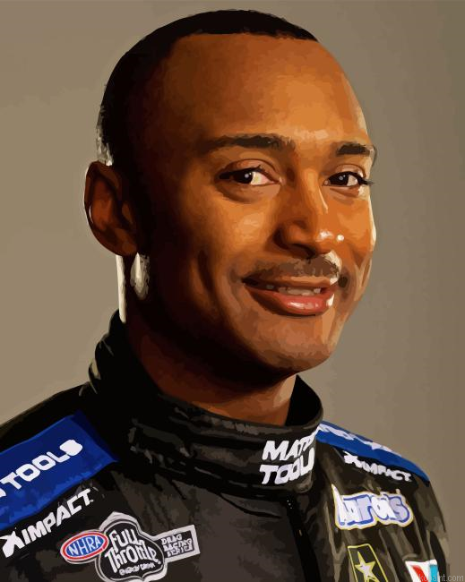 Antron Brown American Racing Driver Painting By Numberss.png