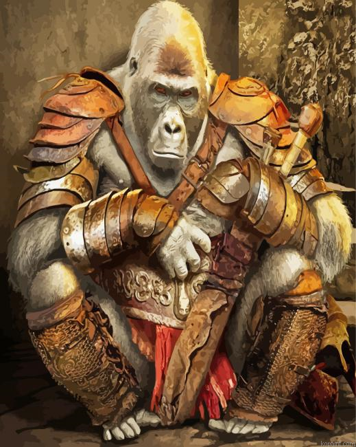 Ape Warrior Paint By Numbers.png
