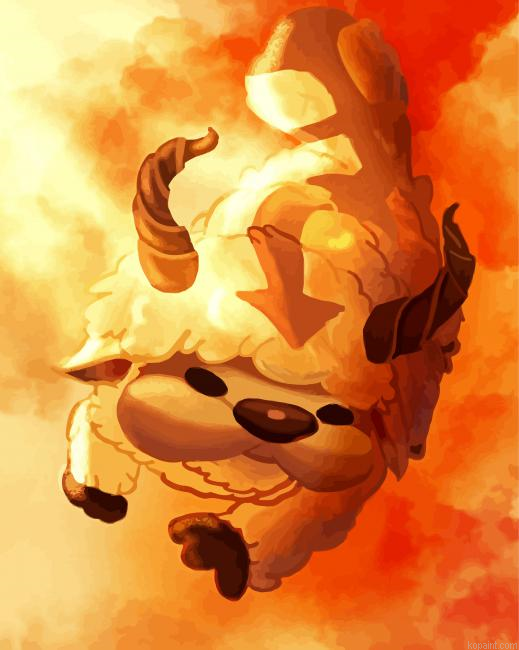 Appa From Avatar Anime Painting By Numberss.png