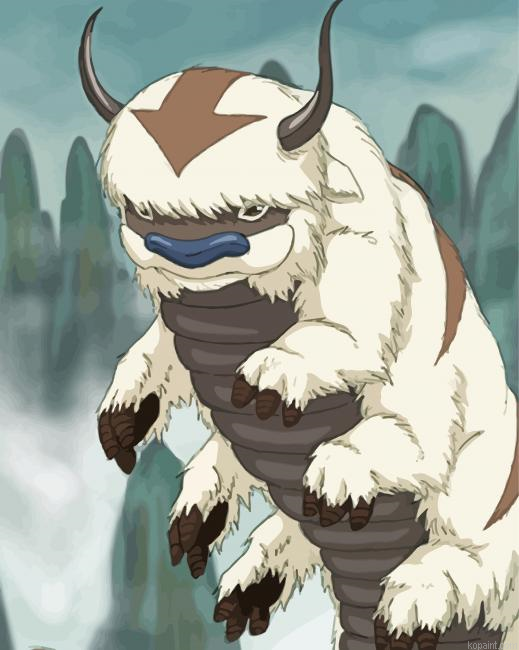 Appa Japanese Character Painting By Numberss.png