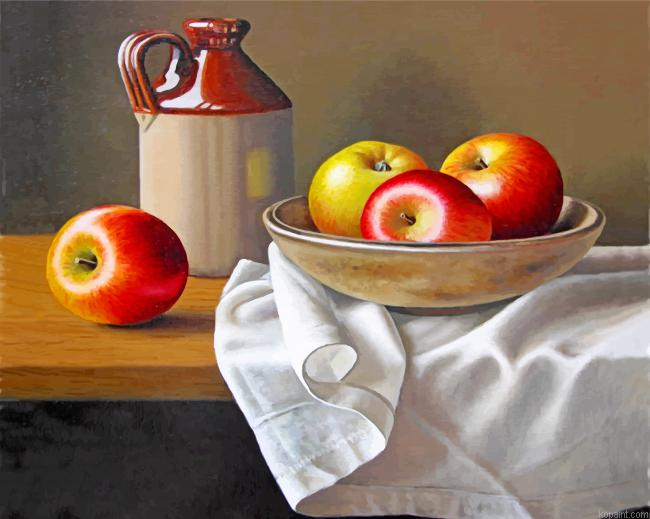 Apples Still Life Painting By Numberss.png