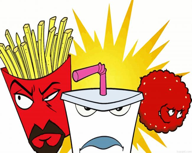 Aqua Teen Cartoon Painting By Numberss.png