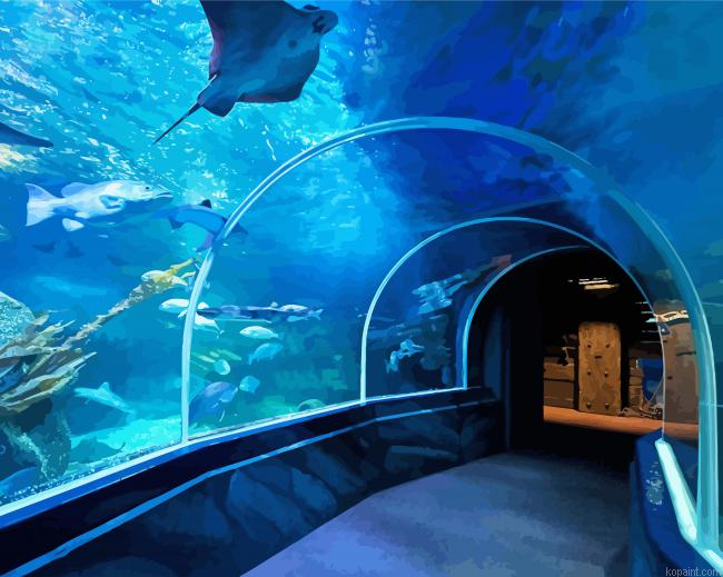 Aquarium Sea Life In Berlin Painting By Numberss.png