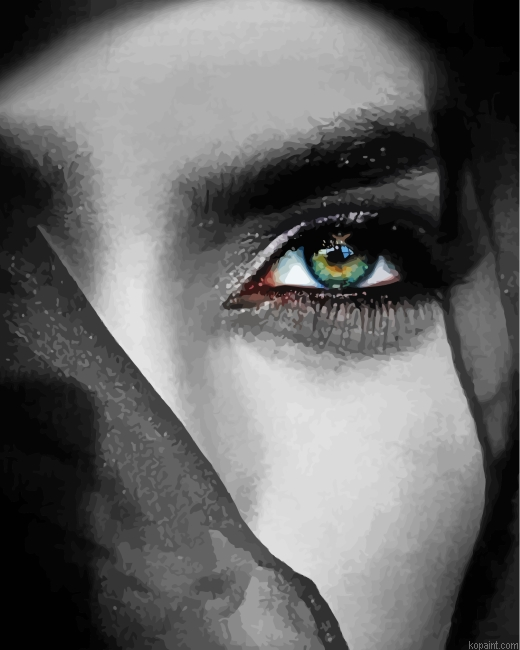 Arab Woman Painting By Numberss.png