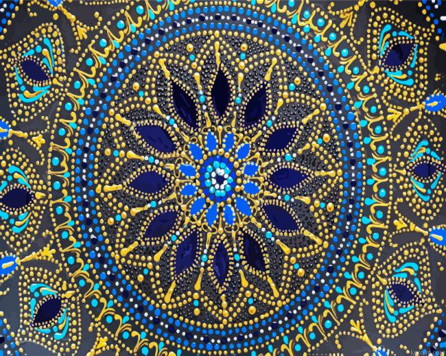 Arabesque Mandala Art Painting By Numberss.png