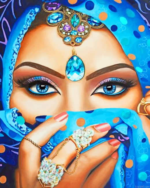 Arabian Woman New Painting By Numberss.png
