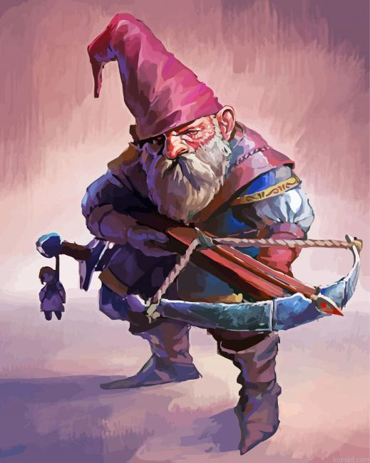 Archer Gnome Painting By Numberss.png