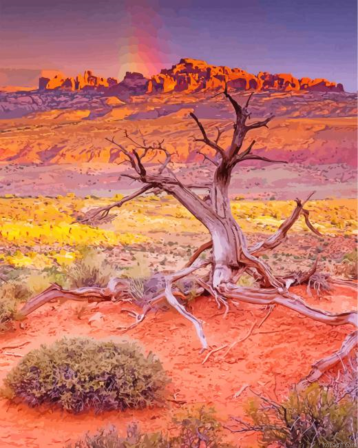 Arches National Park Desert Painting By Numberss.png