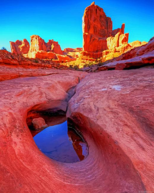 Arches National Park Pools Painting By Numberss.png